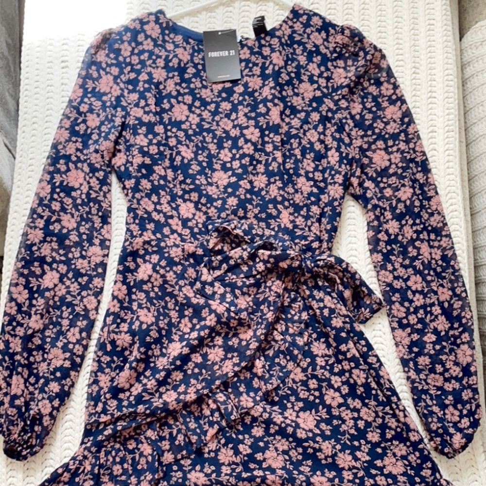 Floral long sleeve dress